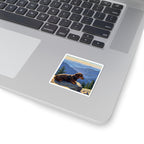 Acrylic Dachshund - Mountain Overlook | Kiss-Cut Stickers
