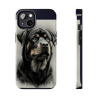 Charcoal Rottweiler Rottweiler Tough Phone Case - Rottweiler pride — gentle giants deserve great art — view 8 of 103
