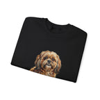 Shih Tzu Sweatshirt | Painterly Dog Art Crewneck | Shih Tzu Mom Gift | Cozy Pullover for Dog Lovers | Pet Portrait Apparel