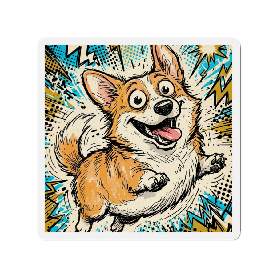 Corgi Desk Set — 3 Art Styles | Mug + Coaster + Magnet