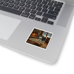 Acrylic Siberian Husky - Winter Hearth | Kiss-Cut Stickers