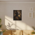German Shorthaired Pointer Kings & Queens Royal Portrait Canvas Wall Art, Regal Dog Painting, Stretched Canvas