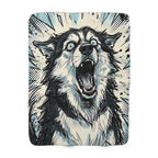 Husky Cozy Set — 2-Piece Blanket + Mug Gift Set | Comic | Tritan