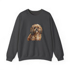 Shih Tzu Sweatshirt | Painterly Dog Art Crewneck | Shih Tzu Mom Gift | Cozy Pullover for Dog Lovers | Pet Portrait Apparel