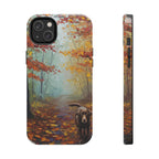 Acrylic Labrador Retriever - Autumn Woods | Tough Phone Case