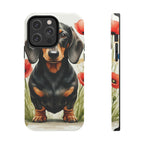 Dachshund Watercolor Wildflower Field Phone Case | Premium Dog Prints | Tritan — view 3 of 28
