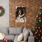 Boston Terrier Renaissance Royal Portrait Matte Poster, Regal Dog Art Print, Boston Terrier Lover Gift, Wall Art