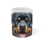 Rottweiler Watercolor Butterfly Bloom Gift Set — Mug + Coaster + Sticker | Tritan
