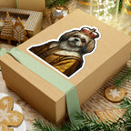 Shih Tzu Kings & Queens Royal Portrait Sticker, Dog Portrait Vinyl Decal, Kiss-Cut Sticker, Shih Tzu Lover Gift