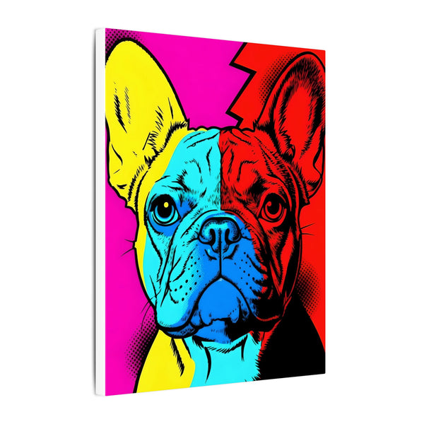 Pop Art French Bulldog Canvas — Bold Dog Wall Art