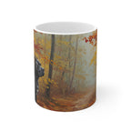 Acrylic Gallery Print Cane Corso - Autumn Woods | Ceramic Mug 11oz