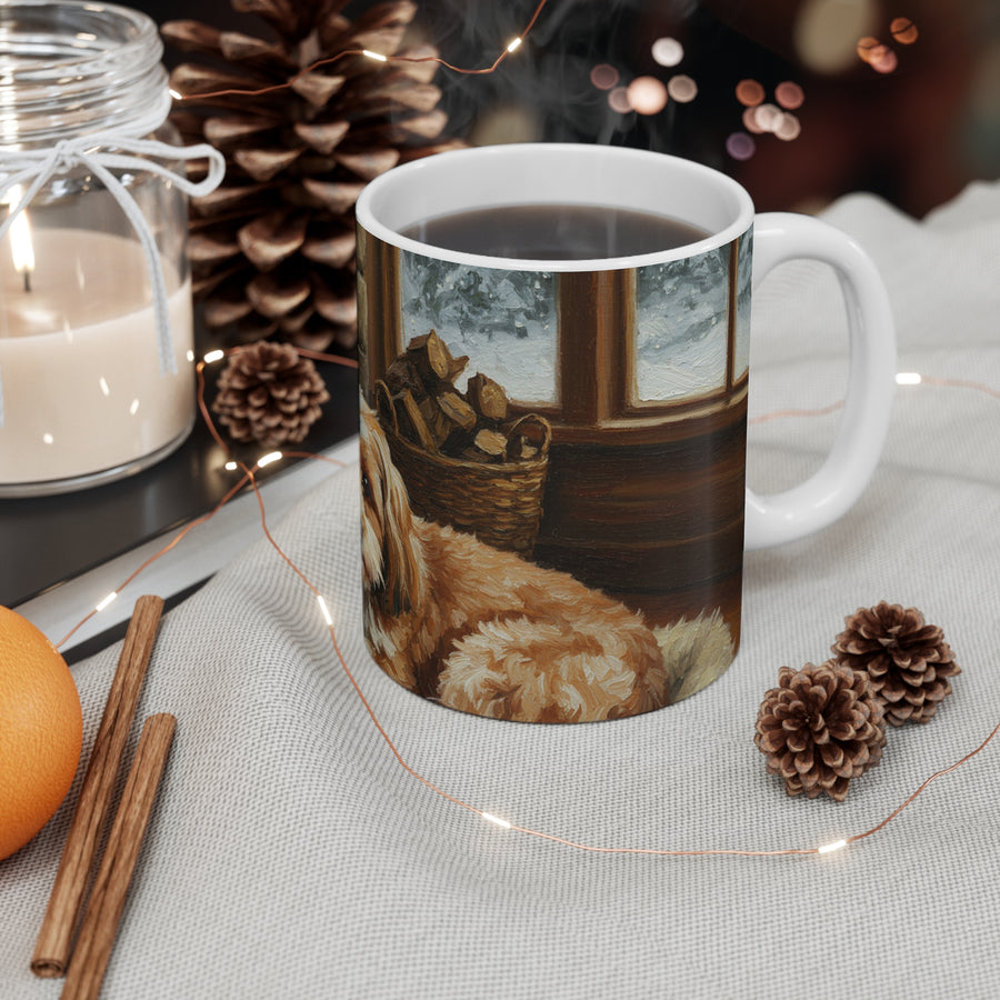 Acrylic Havanese - Winter Hearth | Ceramic Mug 11oz