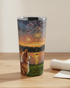 Independence Pups Corgi Tumbler 20oz | Tritan