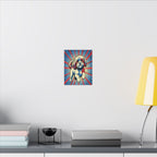 Havanese Comic Art Canvas - Energetic Pop Art Dog Portrait with Halftone Style
