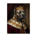 Cane Corso Kings & Queens Royal Portrait Matte Poster, Regal Dog Art Print, Cane Corso Lover Gift, Wall Art