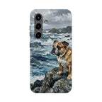 English Bulldog Acrylic Gallery Print Coastal Cliffside Phone Case | Premium Dog Prints | Tritan — view 9 of 28