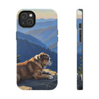 Acrylic English Bulldog - Mountain Overlook | Tough Phone Case