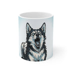 Husky Cozy Set — 2-Piece Blanket + Mug Gift Set | Comic | Tritan