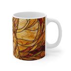 Corgi Low Poly Warm Jewel Ceramic Mug 11oz | Dog Lover Gift