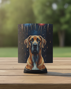 Great Dane 4th of July Patriotic Dog Pattern Can Cooler, USA Dog Gift, Independence Day Party Decor, July 4th Drinkware