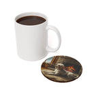 Acrylic Poodle - Winter Hearth | Cork Back Coaster