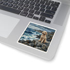 Acrylic Gallery Print Poodle - Coastal Cliffside | Kiss-Cut Stickers — view 5 of 12