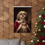 Shih Tzu Kings & Queens Royal Portrait Matte Poster, Regal Dog Art Print, Shih Tzu Lover Gift, Wall Art