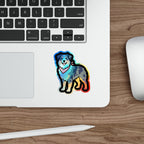 Pop Art Australian Shepherd Holo Sticker | Tritan