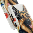 German Shepherd Watercolor Wildflower Field Phone Case | Premium Dog Prints | Tritan — view 26 of 28