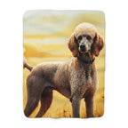 Golden Retriever Watercolor Poodle Meadow Throw Blanket | Premium Dog Prints | Tritan — primary view