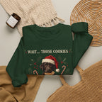 Labrador Retriever Santa Cookies Christmas Sweatshirt, view 4