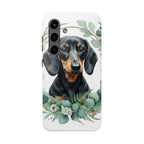Dachshund Watercolor Botanical Wreath Phone Case | Premium Dog Prints | Tritan — view 9 of 28