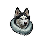 Siberian Husky Renaissance Royal Portrait Sticker, Dog Portrait Vinyl Decal, Kiss-Cut Sticker, Siberian Husky Lover Gift