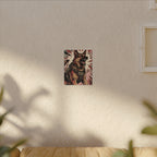 Comic Book German Shepherd Canvas | Bold Dog Wall Art