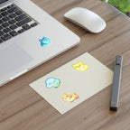 Chibi Pups Holographic Sticker Sheet, 4 Kawaii Cartoon Dog Stickers | Tritan