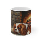 Acrylic Cavalier King Charles Spaniel - Winter Hearth | Ceramic Mug 11oz