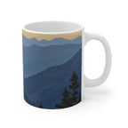 Acrylic Rottweiler - Mountain Overlook | Ceramic Mug 11oz