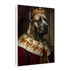 Cane Corso Renaissance Royal Portrait Canvas Wall Art, Regal Dog Painting, Cane Corso Lover Gift, Stretched Canvas