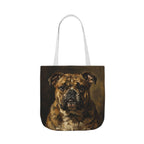 English Bulldog Tote Bag | Painterly Dog Art Canvas Tote | Bulldog Mom Gift | Dog Lover Market Bag | Pet Portrait Accessory