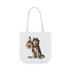 Husky Halloween Tote Bag | Reaper Dog Canvas Tote | Tritan