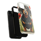 Dachshund Watercolor Wildflower Field Phone Case | Premium Dog Prints | Tritan — view 22 of 28