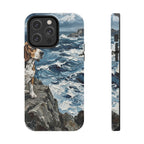Beagle Acrylic Gallery Print Coastal Cliffside Phone Case | Premium Dog Prints | Tritan — view 3 of 28