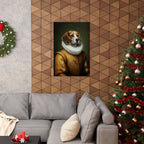 Beagle Renaissance Royal Portrait Matte Poster, Regal Dog Art Print, Beagle Lover Gift, Wall Art