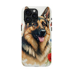 German Shepherd Watercolor Wildflower Field Phone Case | Premium Dog Prints | Tritan — view 8 of 28