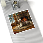 Acrylic Poodle - Winter Hearth | Kiss-Cut Stickers