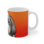 Shih Tzu Comic Pop Art Ceramic Mug 11oz | Premium Dog Art | Tritan
