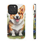 Corgi Watercolor Wildflower Field Phone Case | Premium Dog Prints | Tritan — view 3 of 28