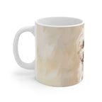 Maltese | Painted Portrait Mug (Style A, Front + Back)