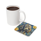 Poodle Post-Impressionist Oil Painting Coaster | Poodle Art Gift | Dog Mom Decor