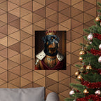 Rottweiler Kings & Queens Royal Portrait Matte Poster, Regal Dog Art Print, Rottweiler Lover Gift, Wall Art